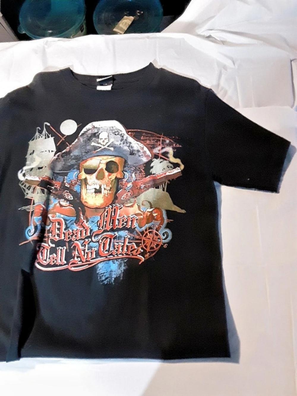 Disney Pirates of the Caribbean Dead Men Tell No Tales Graphic T-Shirt Black